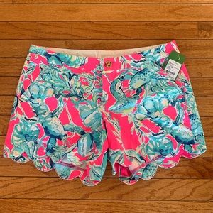 NWT Lily Pulitzer Lobsters in Love Shorts size 8